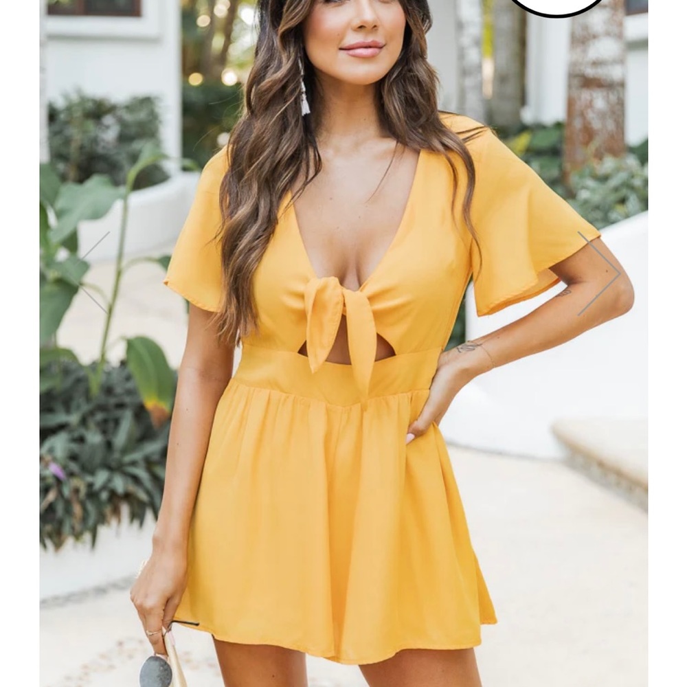 Yellow Romper ☀️